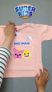 Baju Anak Laki laki Perempuan Gambar Baby Shark Usia 1-5 tahun