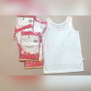 Kaos Dalam Singlet Sekolah Anak Perempuan ELEVEN KIDS 5 - 9 Tahun (BL02)
