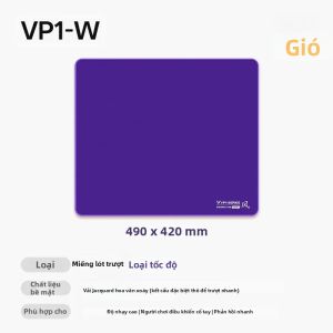 Tấm Lót Chuột Chơi Game Rapoo VP1 XSOFT 490x420mm Cạnh Lõm Chống Trượt Chống Mồ Hôi Chất Liệu Cao Su Dành Cho Game Thủ FPS CSGO Valorant