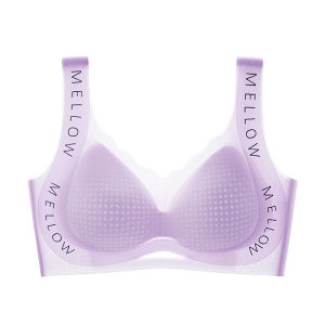 MiiOW | เสื้อชั้นในแบบสายเดี่ยวสำหรับผู้หญิงวัยรุ่น ชุดชั้นในสปอร์ตแบบบาง ป้องกันการสั่นสะเทือน ป้องกันการหย่อนคล้อย ช่วงวัยเจริญเติบโต