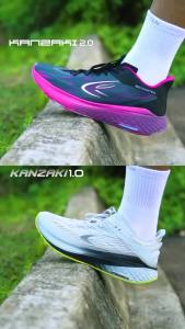 910 Nineten Sepatu Running Pria - KANZAKI 1.0 Putih Biru Hijau Lime
