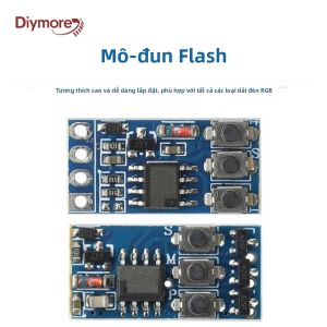 diymore | Bảng Điều Khiển Dải Đèn Nhiều Màu Sắc WS2812 RGB DC5-24V Mô-đun Điều Khiển Đèn LED Thoáng Khí Để Chiếu Sáng Không Khí