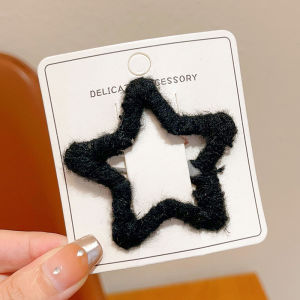 Large Star Hair Clip for Girls Childrens Accessories Side BB Clip Back of Head Fringe Hair Decorations Casual Style