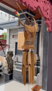 LONCENG ANGIN BURUNG PELIKAN/LONCENG BURUNG GENTA ANGIN BAMBU