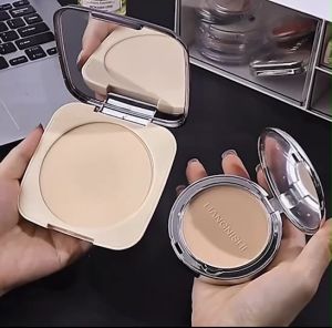 พร้อมส่ง แป้งฝุ่นอันแข็งละเอียด เซ็ตเมคอัพ แต่งหน้า Pressed Powder กันน้ำ แต่งหน้าเครื่องสําอาง