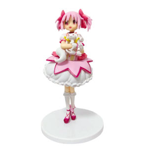 Bandai | Puella Magi Madoka Magica Aniem Figure Akemi Homura and Kaname Madoka Magic Girl Cute Collection Model Toy Halloween Xmas Gift