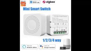 Support Tuya Smart Wifi Switches Zigbee Mini DIY Switch Home Automation Module 2-Way Control Relay Breaker Home Assistant 2MQTT