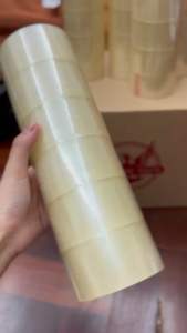 เทปกาว72ม้วน45หลาติดแน่นไม่เด้งยี่ห้อยอดฮิตแม่ค้าออนไลน์
