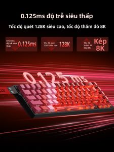 XINMENG | Bàn Phím Chơi Game Không Dây Beat68 Magnetic Mechanical Tri-Mode Trục Ngọc Magnetic