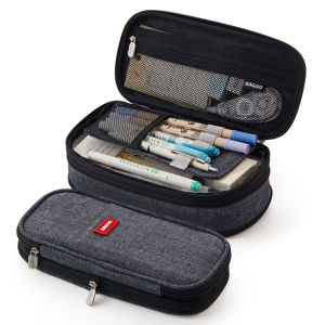 Large Capacity Pencil Case Stationery School Supplies Pencil Cases Pouch Office Desk Storage Bag Pen Case Bags Box