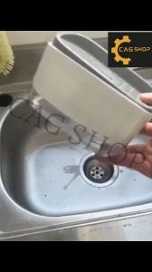 CAG SHOP 1PC Soap Dispenser Box Kitchen Washing And Cleaning Pressing Box Manual Dispenser Sponge Press Soap Dispenser