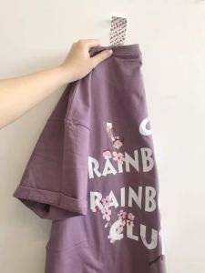 Trendy Korean Style Womens Oversize Loose Fit Cotton Short Sleeve T-Shirt Summer Slimming Versatile Half Sleeve Top