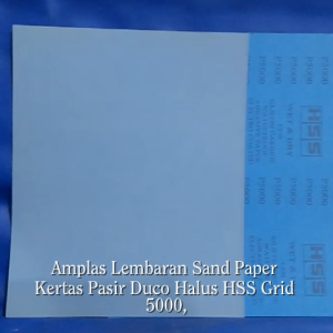 Amplas Lembaran sand paper kertas pasir Duco Halus HSS Grid 5000 Amplas Duco  5000 HSS