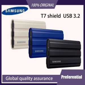 SAMSUNG T7 Shield Mobile Hard Drive Rugged Mobile SSD T7 External Storage 1TB/2TB/4TB Mobile Compact Portable USB3.2 Type-c