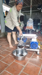 Cối đùn thịt 22 32 INOX công nghiệp |Máy đùn thịt KHÔNG MÔ TƠ | Cối xay xươngxay cổ gà xay cua