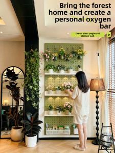 MUFANSEN | Space-saving Multi-level Wall Plant Shelf Iron