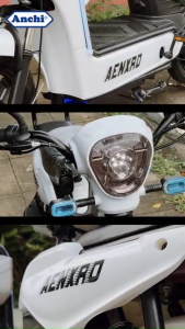 ANCHI A9 จักรยานไฟฟ้า 2025  48V12ah electric bike รถจักรยานไฟฟ้า แบตเตอรี่ 4 ก้อน กระจกมองหลังฟรี รีโมทคอนโทรลอิเล็กทรอนิกส์