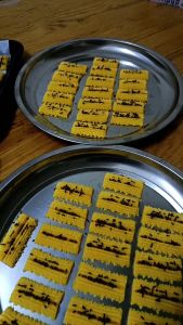 Semprit klasik coklat Rice kuih Raya Homemade