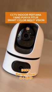 IMOU RANGER Dual Lens 6MP Smart Kamera Wifi CCTV IP Camera Dome 360 Degrees