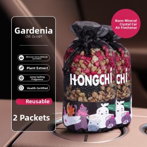 MONLEYTA | Car Fragrance Hanging Ornament Osmanthus Long Lasting Aroma Eliminator Formaldehyde Removal Odor Control Interior Car Perfume