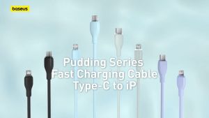 Cáp sạc nhanh truyền dữ liệu PD 20W Ba-se-us Pudding Series Fast Charging Cable Type C to Lai-nin PD 20W