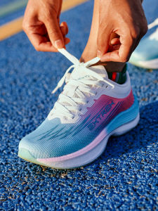 Tianyue/Extrek Summer New Running Shoes Breathable Light Elastic Non Slip Abrasion Resistant Shock-Absorbing Knee Pads Carbon Plate Running Shoes