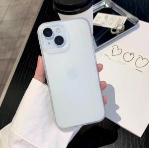 Casing สําหรับ iPhone 11 14 13 12 15 Pro MAX 14 Pro MAX 13 12 Pro MAX 14 Plus Shockproof Matte Ultra Slim Transparent Phone Case TPU Skin-feeling Clear Transparent Phone Casing Simple frosted Anti-fingerprint Phone Cover