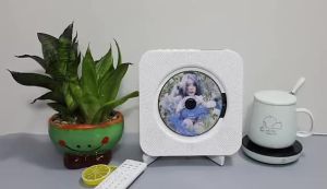 Wall Mounted CD Player Surround Sound FM Radio Bluetooth USB MP3 Disk Portable Music Player Remote Control Stereo Speaker Home CD Players Portable Discmans Bluetooth Speakers Wall-Mounted Cassette Players BTS CD Options and More – with Radio