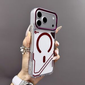 Casing for iPhone 18 Pro Max Case / 17 16 15 14 13 Pro Max iPhone 11 12 Clear Case Fit for Magsafe Military Grade Drop Protection Slim Magnetic Phone Cases Shockproof Bumpe