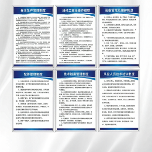 RUIKELAIXIANG | Biển Báo Quy Định An Toàn Trong Xưởng