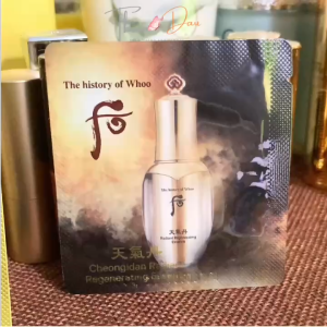 Date 2028 10 gói 1ml Tinh chất Whoo tái sinh Cheongidan Radiant Regenerating Essence 1ml