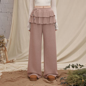 unifree | Quần Knit Trơn Mềm Ấm Màu Xám