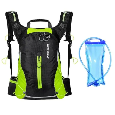 WEST BIKING 16L Cycling Backpack Portable Breathable Ultralight Bicycle Bag Outdoor Sport Climbing Travel Hiking Hydration Bag