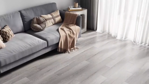 REAIM PVC Vinyl Floor Sticker Wood Grain Waterproof Self-Adhesive Flooring Planks DIY Wear-Resistant