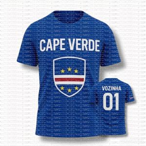 2026 New Capo Verde Fan Football Jersey Cape Verde Football Shirt Family Jerseys Crew Neck T-shirt Quick-drying Moisture-wicking