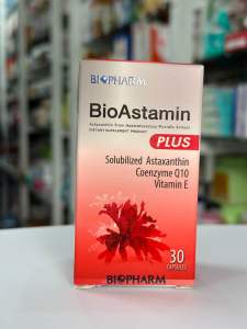 BioAstamin plus ไบโอแอสตามิน พลัส Astaxanthine 6 mg 30 เม็ด/soft capsule