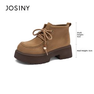 Josiny | Summer British Thick-soled Boots
