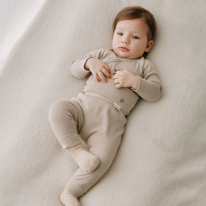 OAK FAMILY | Quần dài ống rộng cạp cao Oak Family cho bé mùa thu Quần dài ấm áp cho trẻ sơ sinh Quần dài cotton mùa thu cho bé trai và bé gái