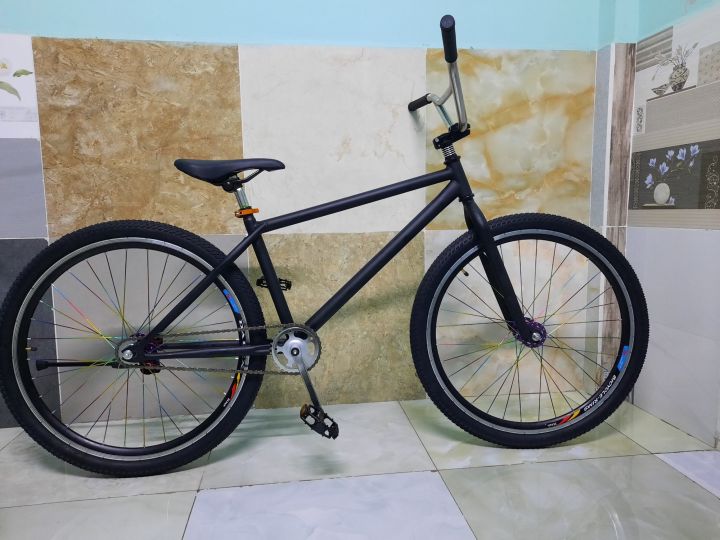 Xe đạp HCM]XE ĐẠP FIXED TRICK SIZE 36 NEW 100% Khung Xe Đạp Bằng Thép Xe