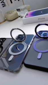 วงเล็บแม่เหล็กสองในหนึ่ง พร้อมขาตั้ง เคส เคสไอโฟน case iphone 11 12 13 14 15 16 pro promax plius + โปร โปรแม็กซ์