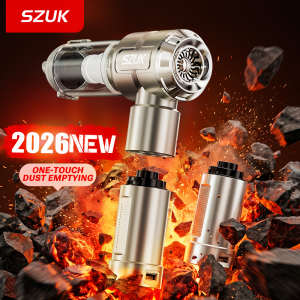 SZUK 20000PA Car Vacuum Cleaner Multi Powerful Handheld Cleaning Machine with LED Light Mini Portable Wireless Vacuum Cleaner