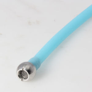 Thickened Stainless Steel 304 Gravity Ball Silicone Straw Car Wash Machine Sprayer Hose Filter Net Liquid Absorption Tube