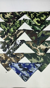 ผ้าพันคอ ผ้าสามเหลี่ยมลายพรางทหาร