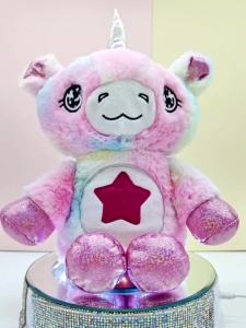 unicorn 35cm plush toy embroidery craft plush toyChristmas giftBobys，Cute Unicorn Plush Toy Unicorn Plush Pillow Sleeping Play Good Partner Suitable for All Ages Birthday Gifts Party Gifts Children Gifts