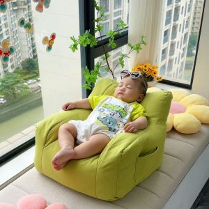 Cute Bear Baby Sofa Chair for Boys And Girls Young Age Childrens Sofa Seat Modern Simple Style Home Fabric Cushion Pad