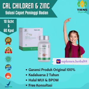 Tianshi Calsium For Children dan Zinc Suplemen Peninggi Badan Anak Cepat Ampuh Dan Alami 100% Original