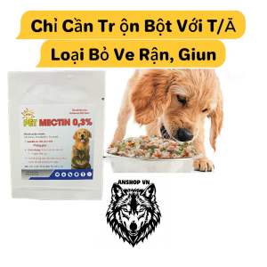 Thuốc Ăn Diệt Ve Rận Tận Gốc Sạch Trứng Bọ Chét An Toàn Cho Chó Mèo Bầu