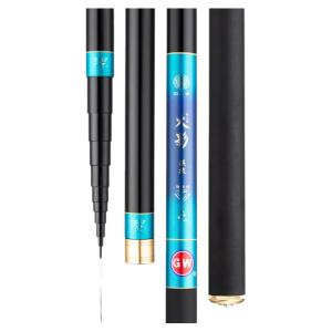 GW | Cần Câu Cầm Tay Sợi Carbon Siêu Nhẹ Siêu Cứng 5.4m