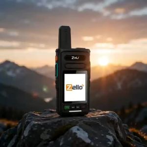 Đài Bộ Đàm Thông Minh Zello POC Radio Android 8.1 Hỗ Trợ SIM 4G/WiFi/Bluetooth Màn Hình 2.4 Inch Phạm Vi Xa 100 Dặm