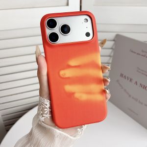 Fashion Thermal Sensor Color Changing Phone case for iPhone 17 Air 16 15 14 Plus 13 12 11 Pro Max Shockproof Bumper Back Cover
